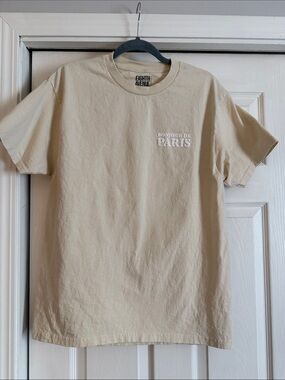 Eighth Avenue ‘Bonjour de Paris' Cream Short-Sleeve Tee
